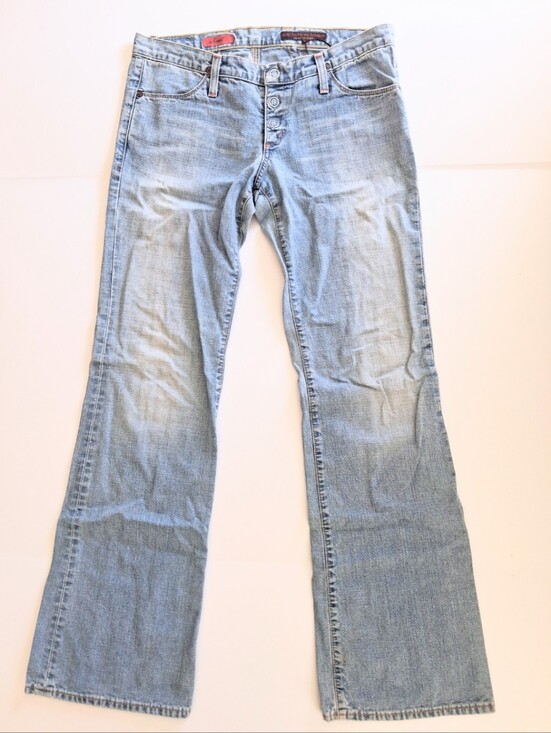Ag Adriano Goldschmied Denim - Rare Y2K Vintage AG Adriano Goldschmiel The Cupid Button Fly Light Denim Jeans